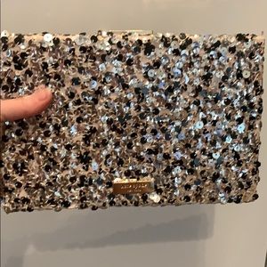 New with tags Kate Spade sequin box clutch